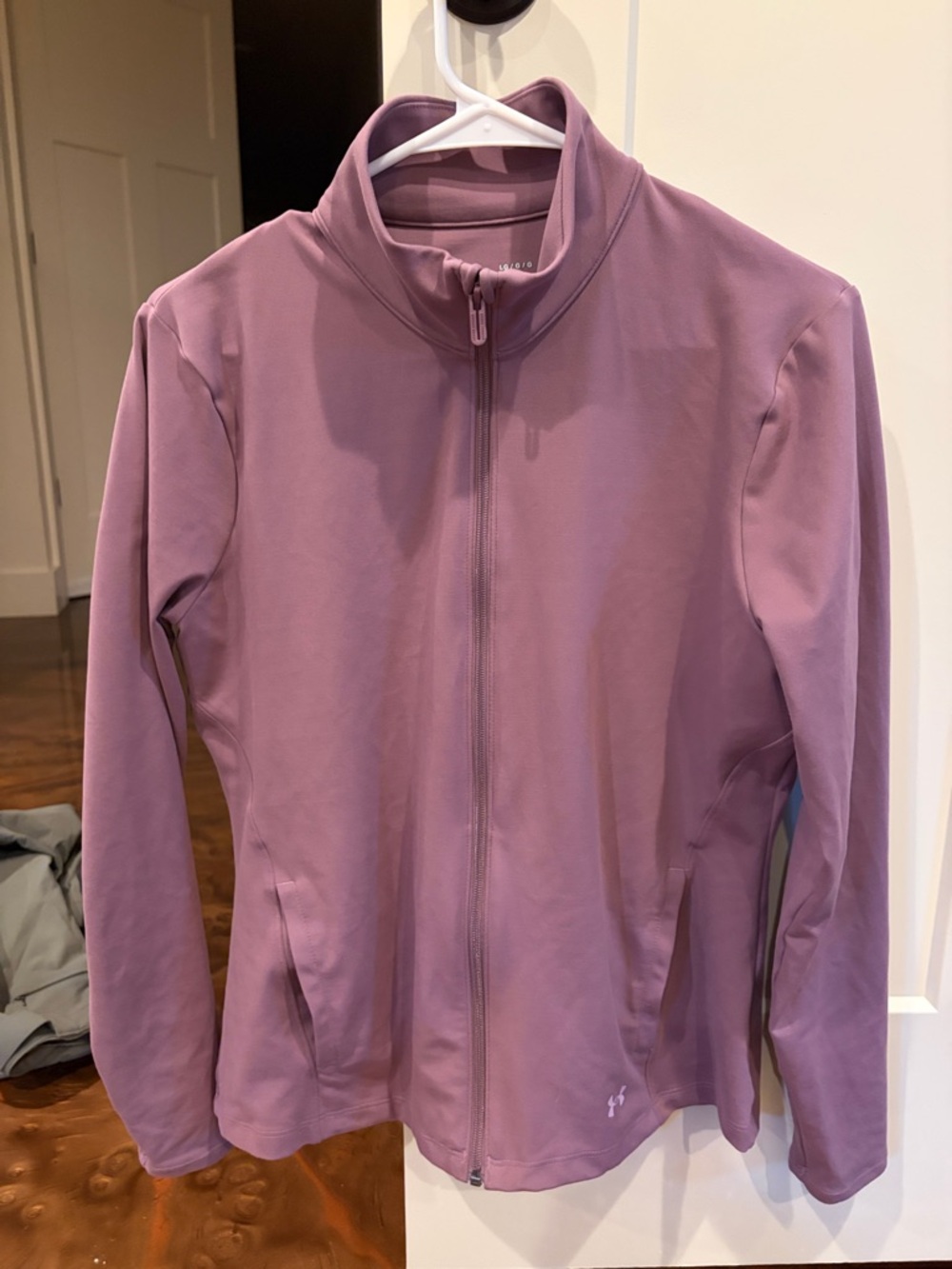 Under Armour Mauve Full-Zip Bomber Jacket